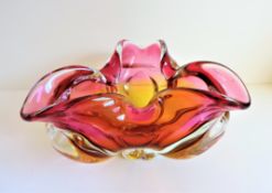 Murano Art Glass Centrepiece Bowl
