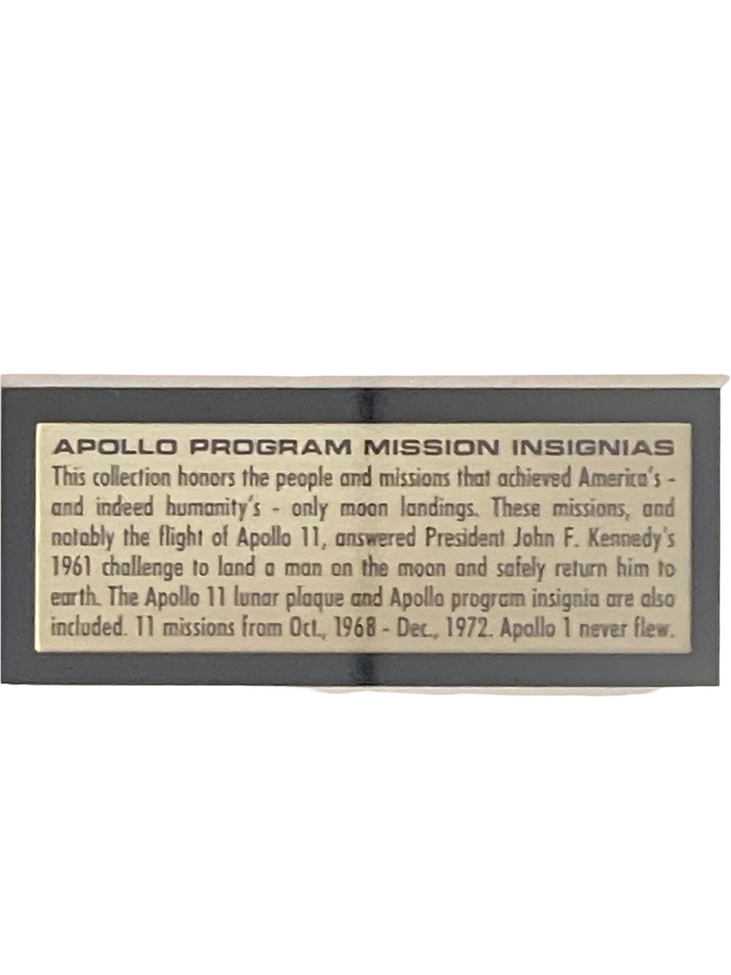 N2 NASA Staff Issue very Collectable APollo Program Mission Insignias - Image 5 of 5