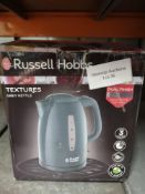 Russell Hobbs Textures Plastic Kettle 21271. RRP £19.99 - Grade U