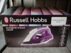 Russell Hobbs Supreme Steam Traditional Iron 23060. RRP £39.99 - Grade U