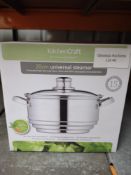 KitchenCraft KCCVUNI Universal Food Steamer. RRP £29.99 - Grade U