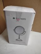 Navaris LED Illuminated Makeup Mirror. RRP £24.99 - Grade U