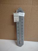 Living Nostalgia 50 cm Outdoor Metal Wall Thermometer. RRP £13.49 - Grade U