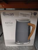 Swan SK14610GRYN, Nordic Rapid Boil Jug Kettle. RRP £49.99 - Grade U