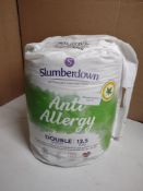 Slumberdown Anti Allergy Double Duvet 13.5 Tog Winter Duvet Double Bed. RRP £22,49 - Grade U