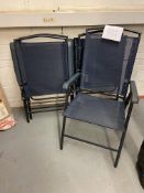 4 Garden folding chairs