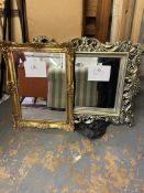 2 decorative mirrors 24” x 18” approx.