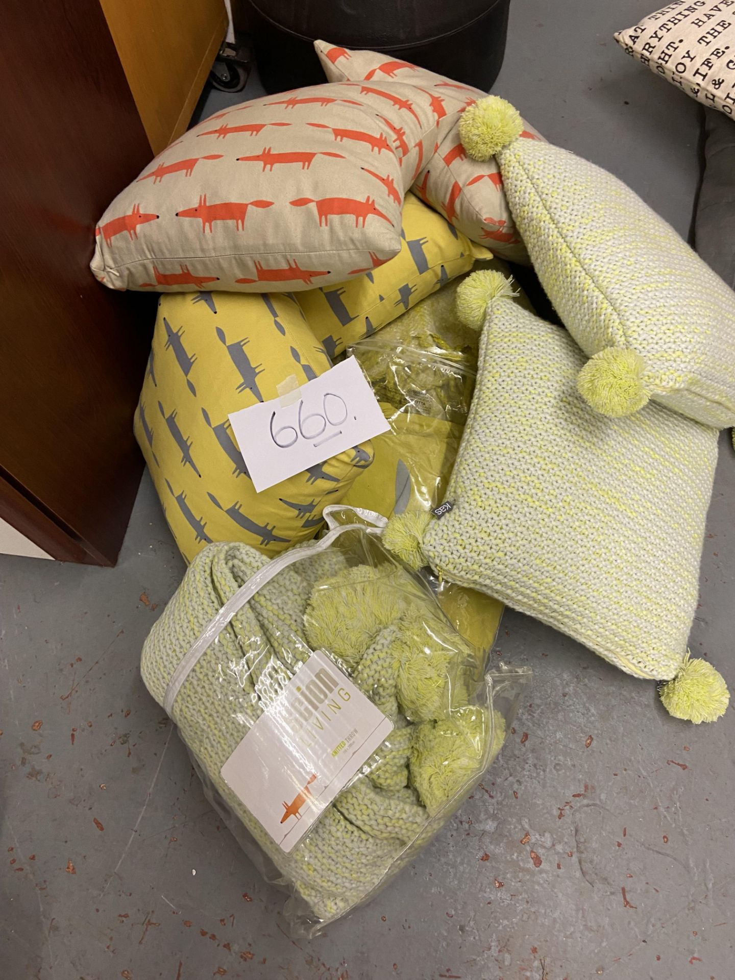 Scion living cushions and throws