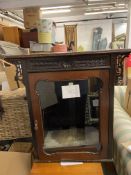 Edwardian glazed cabinet 29”ht x 28” wd