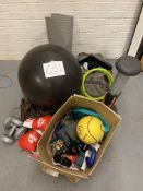 Assorted sport equipment