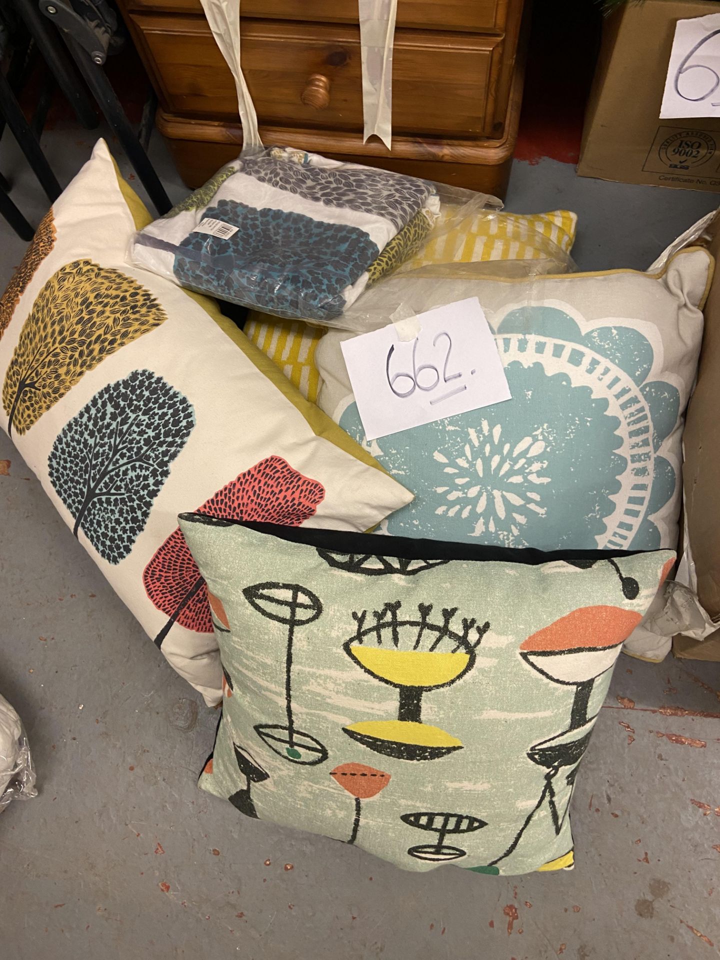 Cushions and material