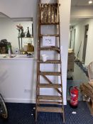 Vintage step ladder, wooden