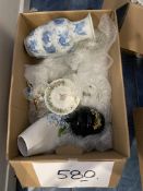 Decorative glass and ceramics in a box