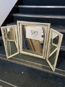 3 fold dressing table mirror a/f