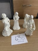 4 Royal Doulton figures