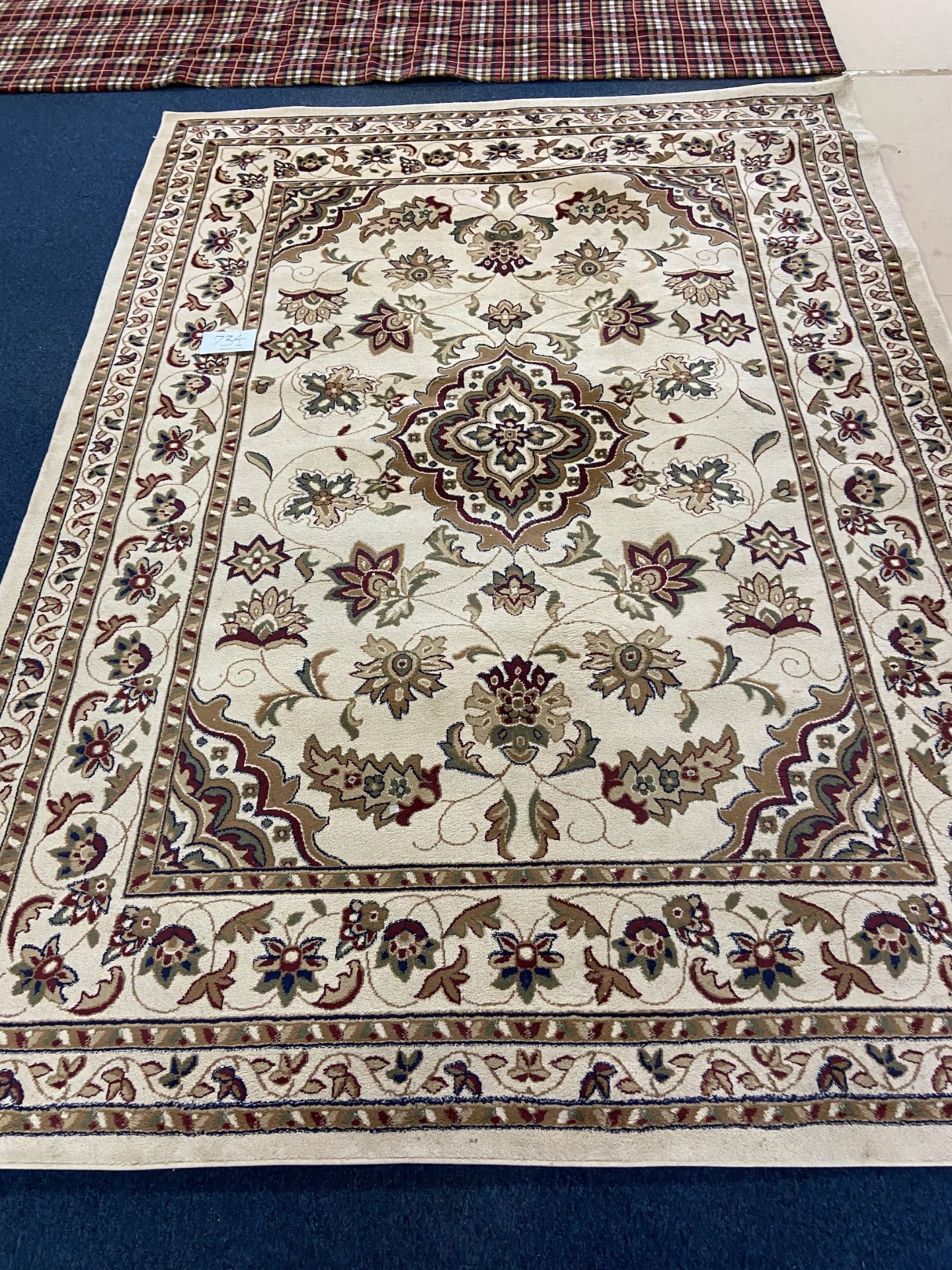 Indian design rugs beige and reds Sincerity Sherborne Beige design 95x132 af