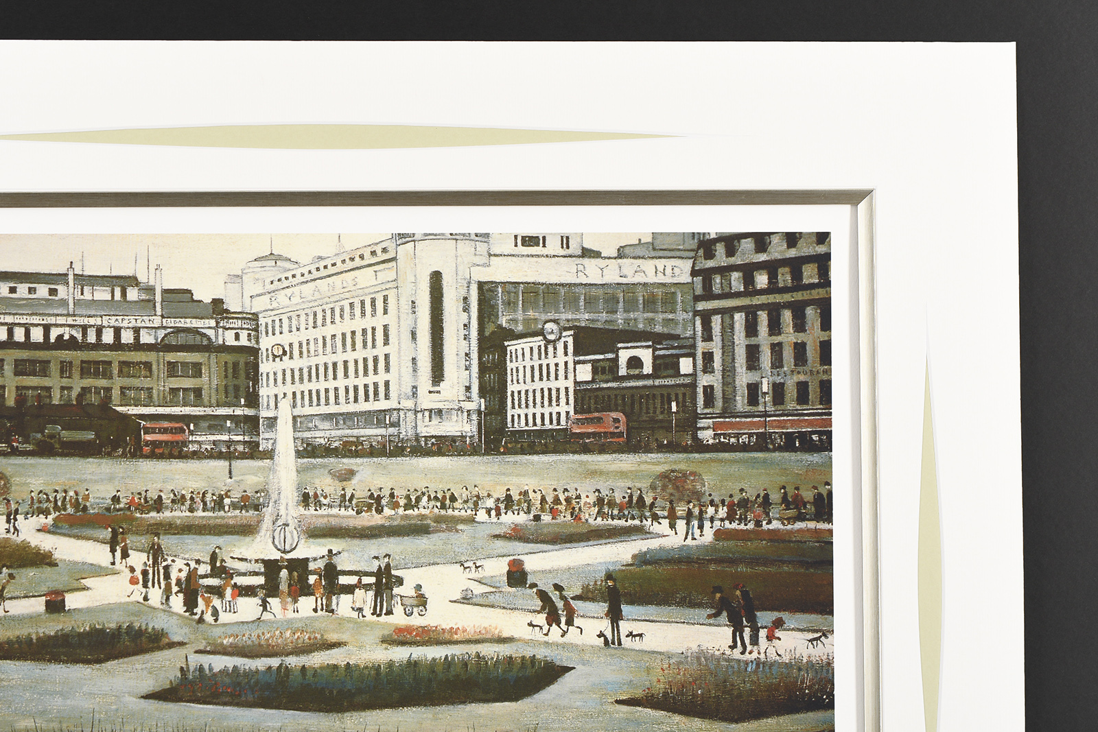 Limited Edition L.S. Lowry Titled "Piccadilly Gardens" - Image 6 of 9