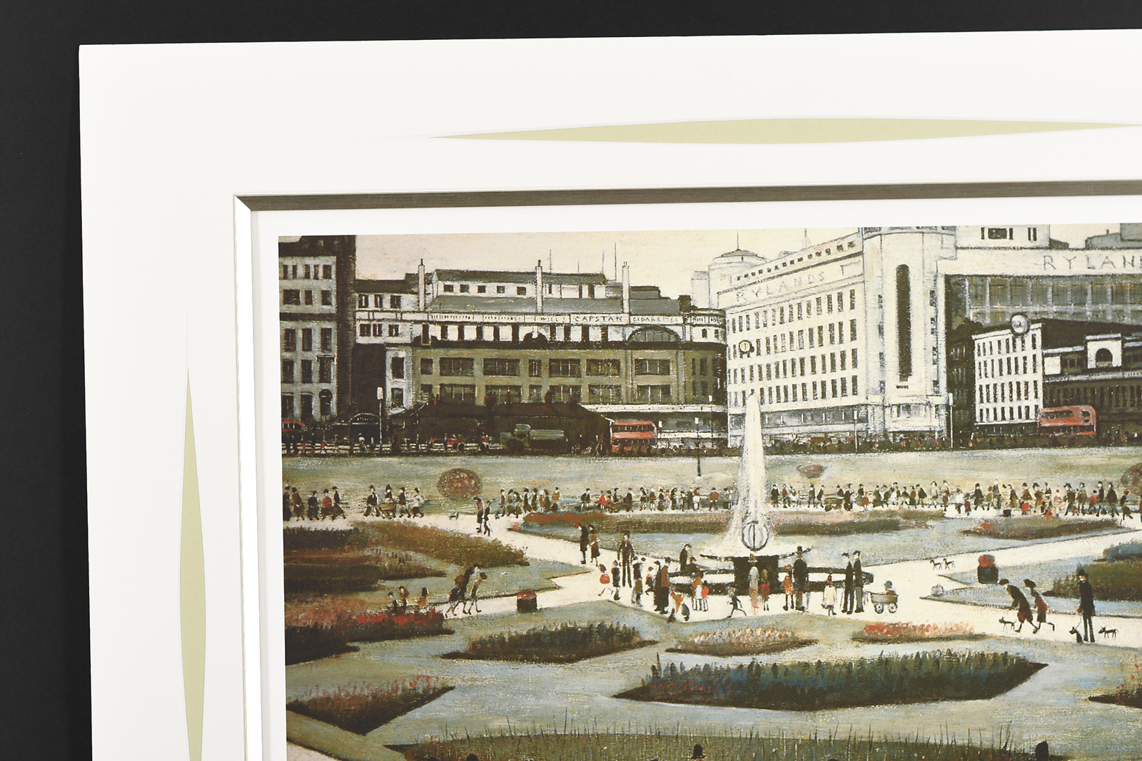 Limited Edition L.S. Lowry Titled "Piccadilly Gardens" - Image 5 of 9
