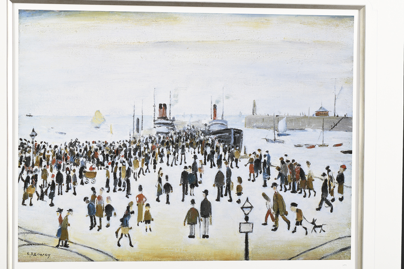 L.S. Lowry Limited Edition "The Ferry Boats" - Image 2 of 8