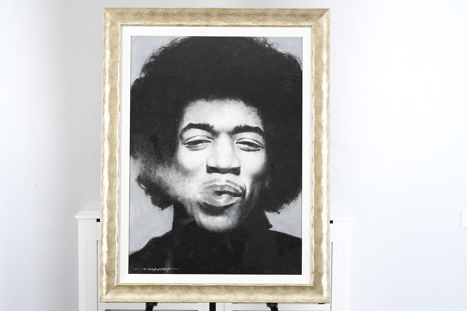 Anthony Orme Original Painting of Jimi Hendrix