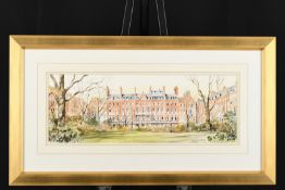 Original Painting by John Chisnall "Cadogan Square, Chelsea"