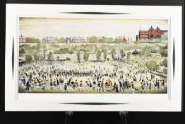 L.S. Lowry Limited Edition "Peel Park, Salford, 1947"