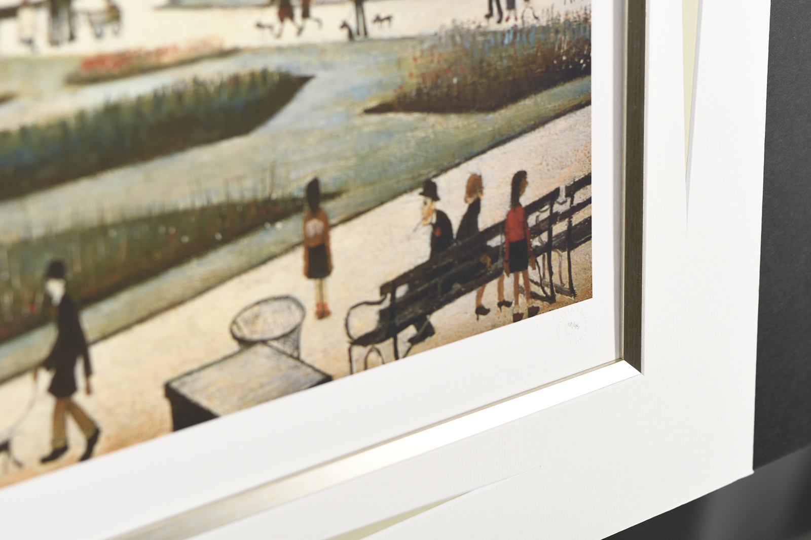 Limited Edition L.S. Lowry Titled "Piccadilly Gardens" - Image 9 of 9