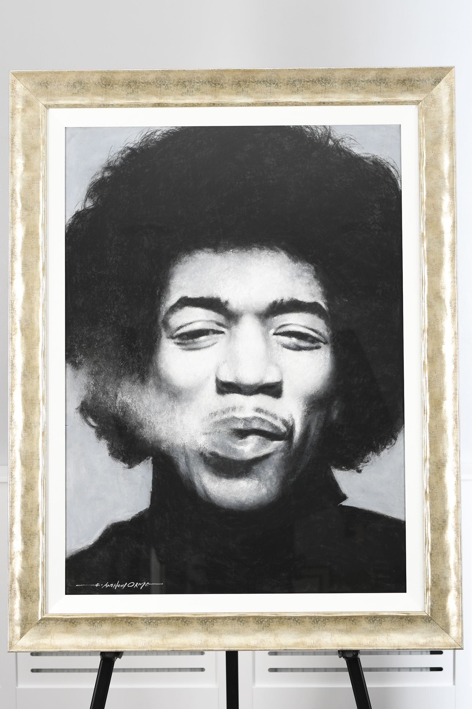 Anthony Orme Original Painting of Jimi Hendrix - Image 9 of 9