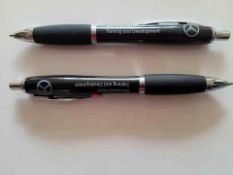 500 Mercedes ball point retractable pen black ink