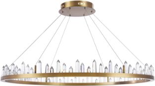 3 large designer chandeliers RRP £1759.97