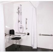 ZZ-NYM-321103/SP - Nymas NymaSTYLE Doc M Shower Pack with Luxury Grab Rails - Polished. ...