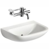 ZZ-ARM-S215401 - Armitage Shanks Contour 21 Back Outlet Wall Hung Basin - 500mm Wide - No Tap H...