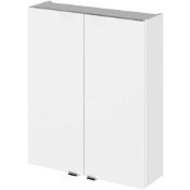 ZZ-ULT-OFF155 - Hudson Reed Fusion Wall Unit 500mm Wide - Gloss White. ...