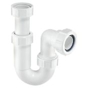 ZZ-MC-ASA10 - McAlpine 32mm Adjustable Inlet Tubular Swivel 'P' Trap - White. ...