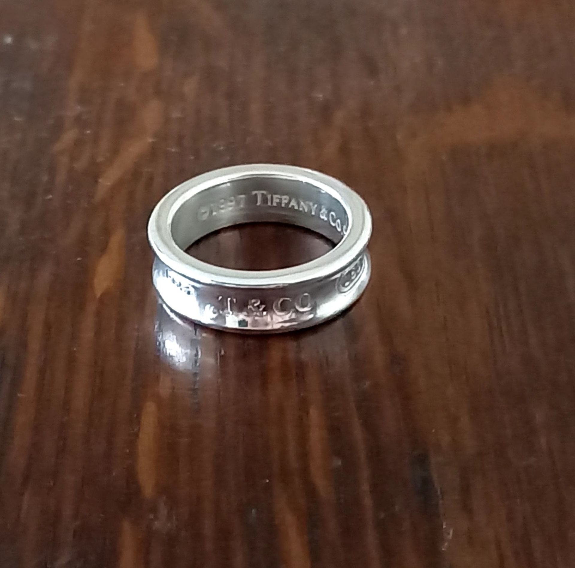 A Tiffany & Co Silver Band Ring