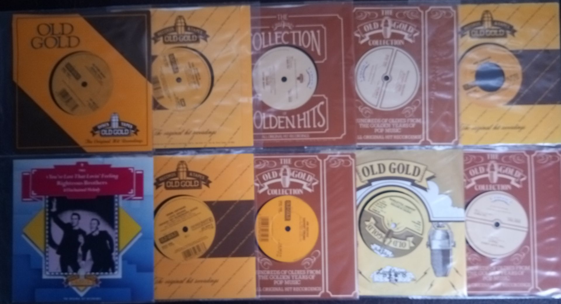 A collection of 19 x old gold 7" vinyl records. - Image 2 of 2