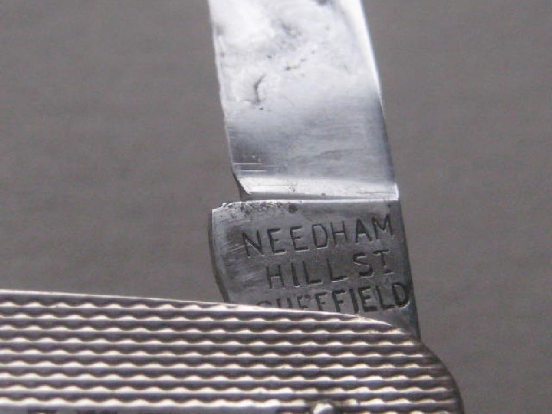 George V Silver Hafted Twin Bladed Penknife - Image 6 of 8