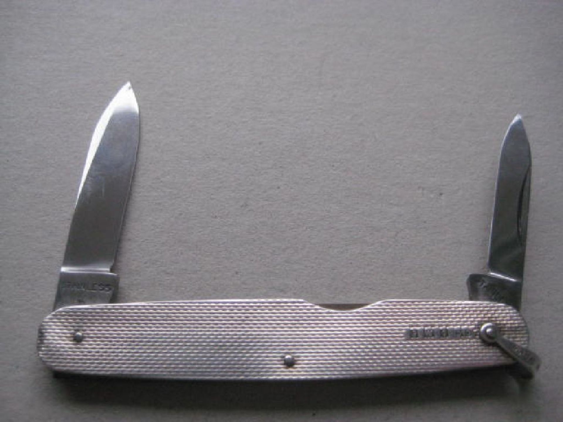 George V Silver Hafted Twin Bladed Penknife - Image 2 of 8