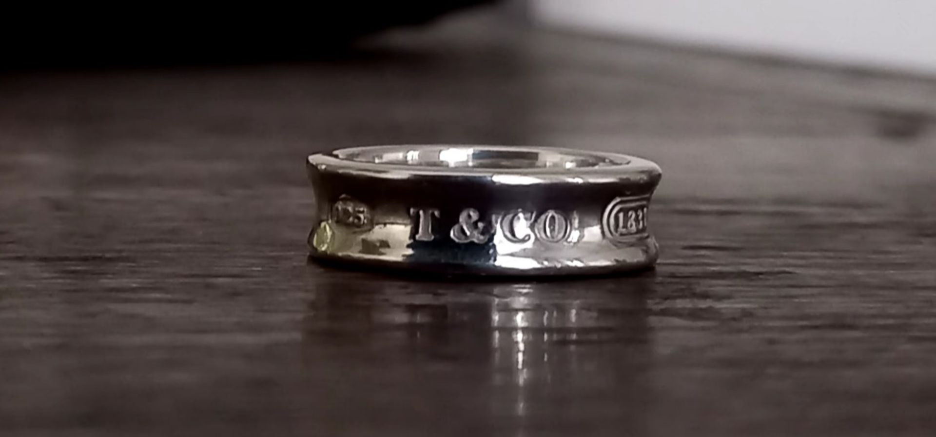 A Tiffany & Co Silver Band Ring - Image 2 of 3