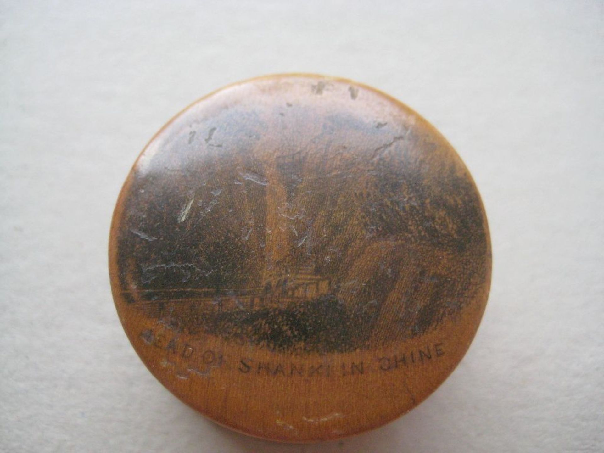 Vintage Head of Shanklin Chine Treen Trinket Box - Image 2 of 5