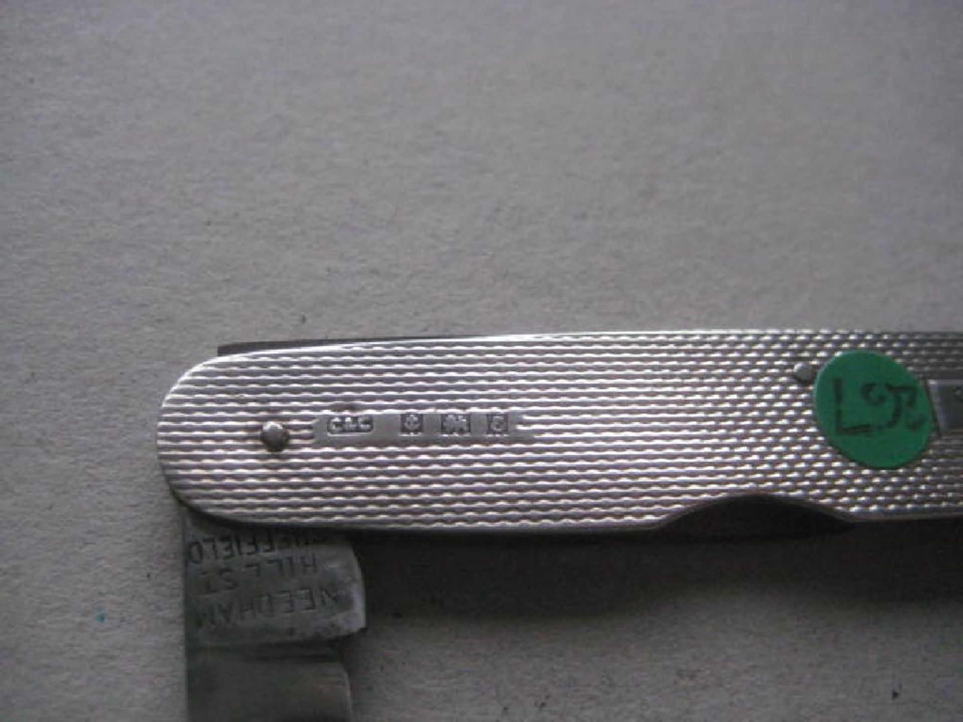George V Silver Hafted Twin Bladed Penknife - Image 3 of 8