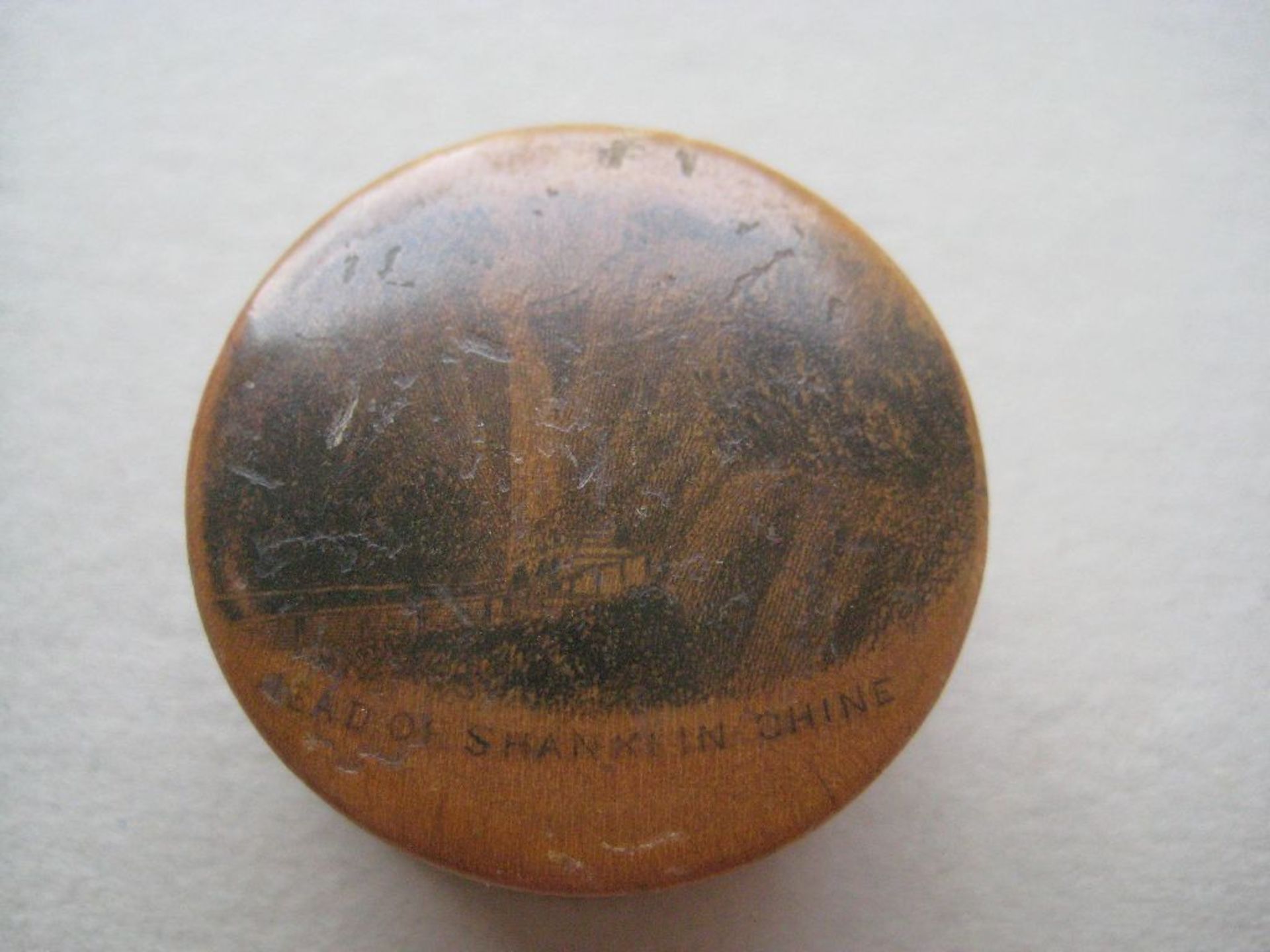 Vintage Head of Shanklin Chine Treen Trinket Box - Image 4 of 5