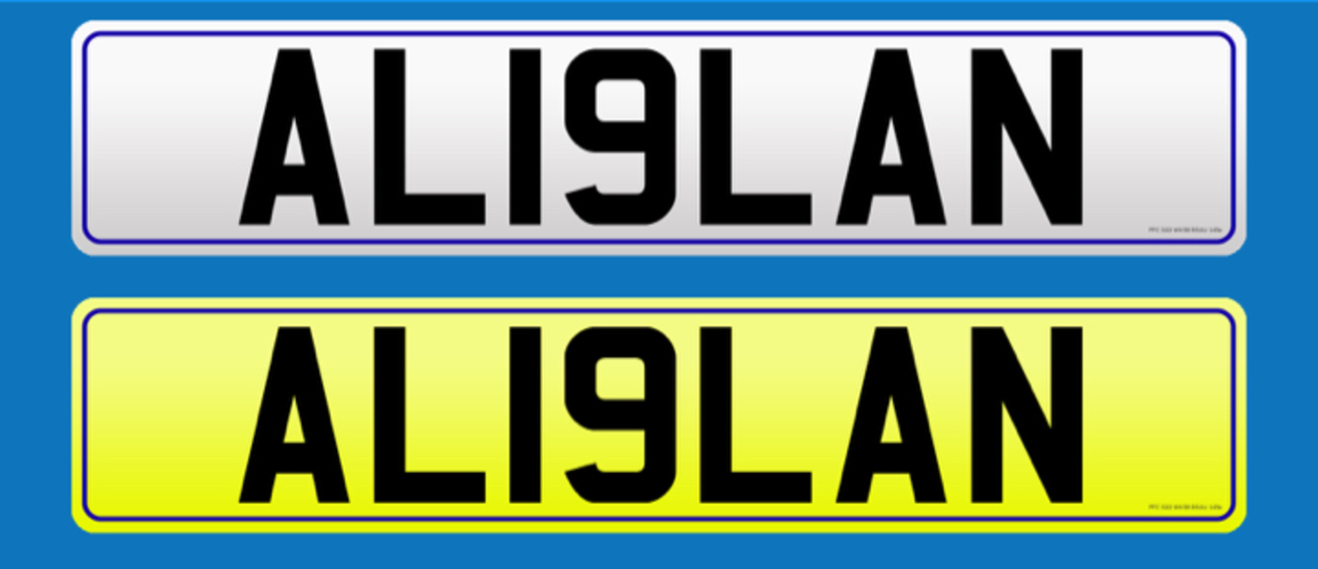 AL19LAN Private Registration Plate - Image 2 of 2