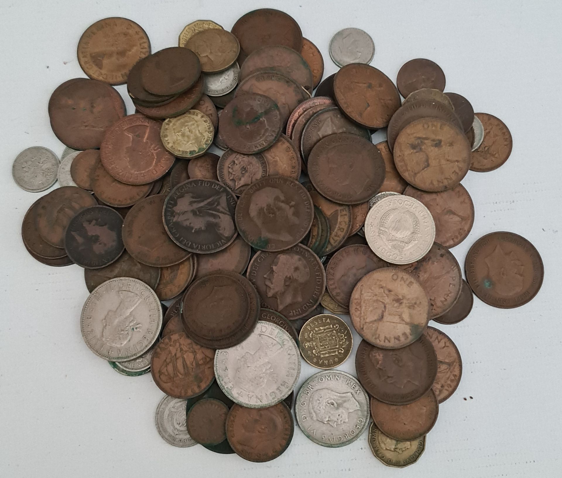 Coins Parcel of Assorted Collectable Coins. Includes Victorian British. Weight 850g Coins Parcel