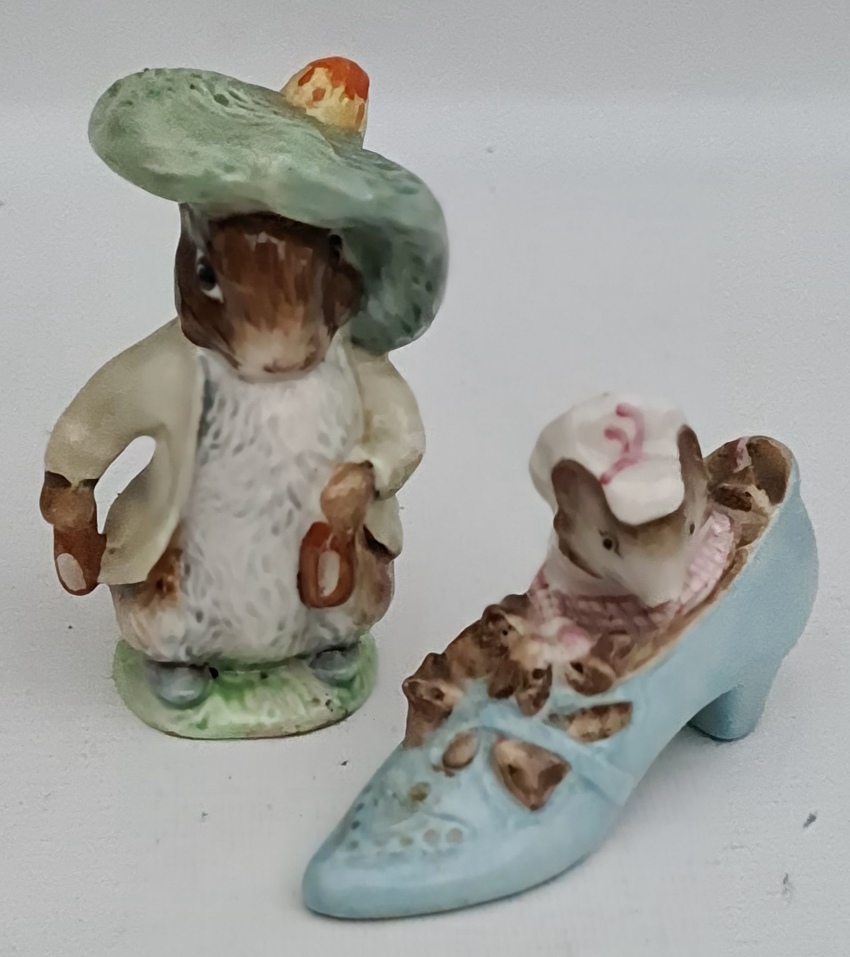 Vintage Beatrix Potter Benjamin Bunny and The Old Woman Who Lived in A Shoe Vintage Beatrix Potter