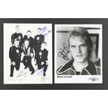 BOBBY VEE & BRIAN HYLAND Original signatures