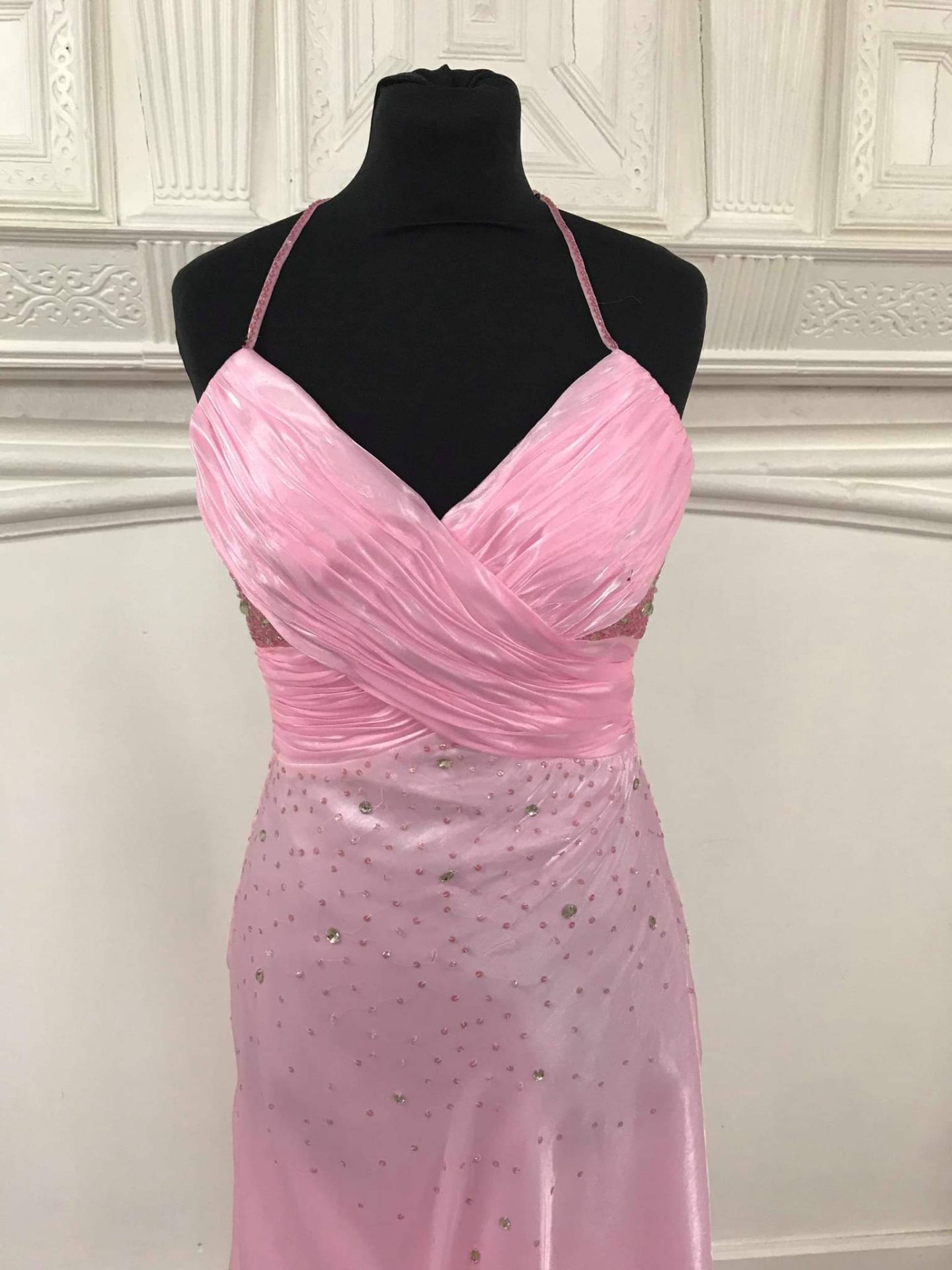 Pink Prom Dress Size UK 4 RRP £295 - Image 5 of 8