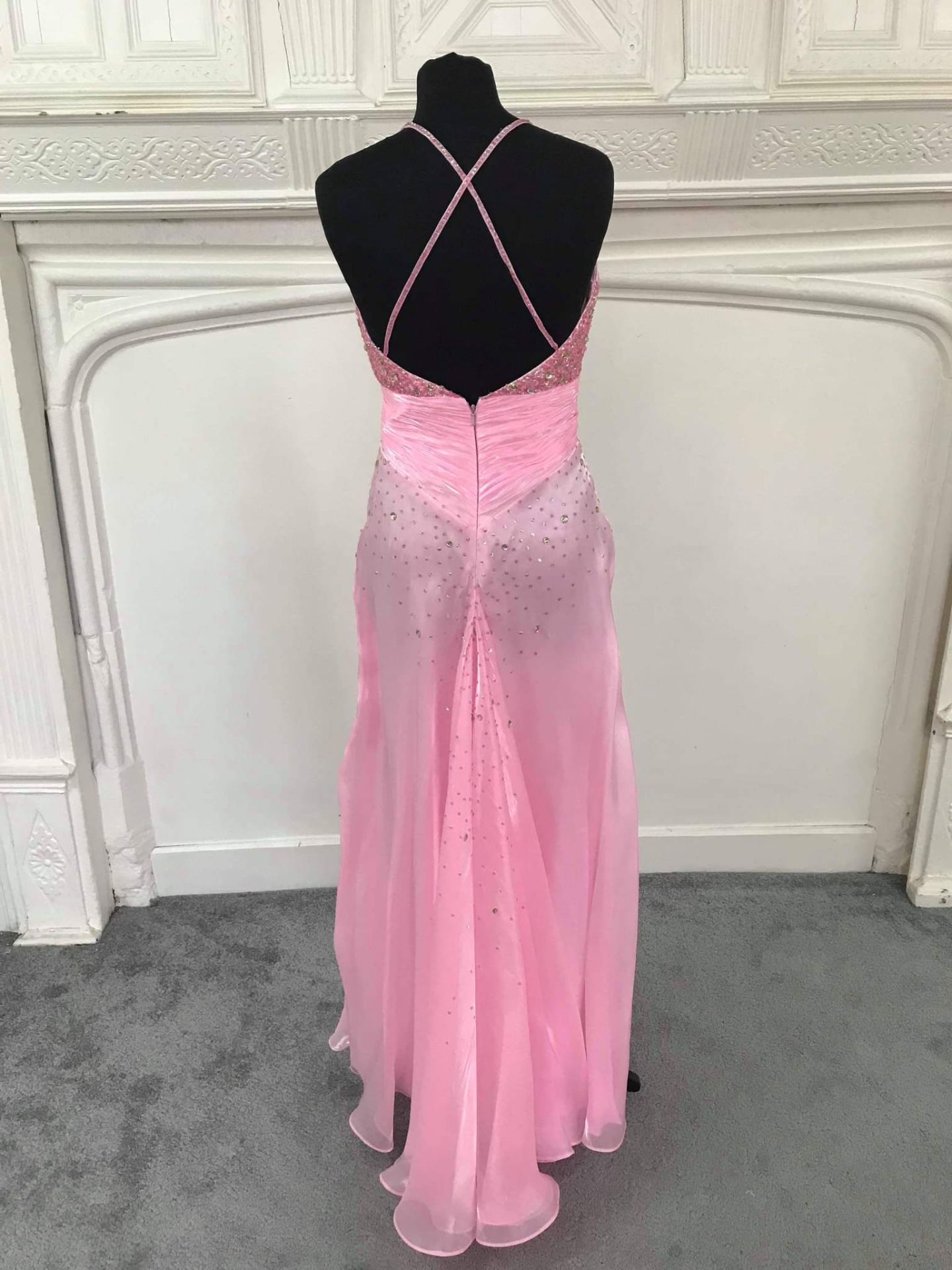 Pink Prom Dress Size UK 4 RRP £295 - Image 8 of 8