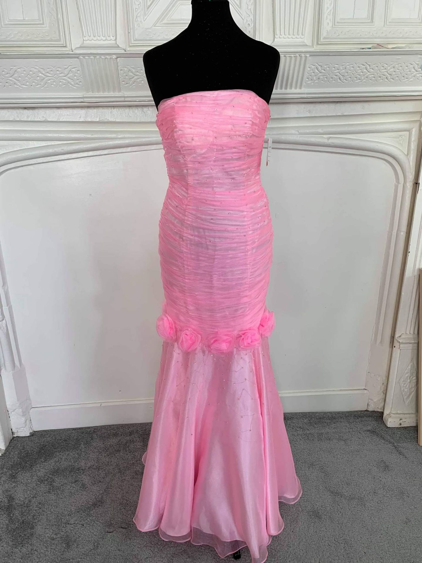 Prom Dress Pink Size UK 6 RRP £295 - Image 2 of 6