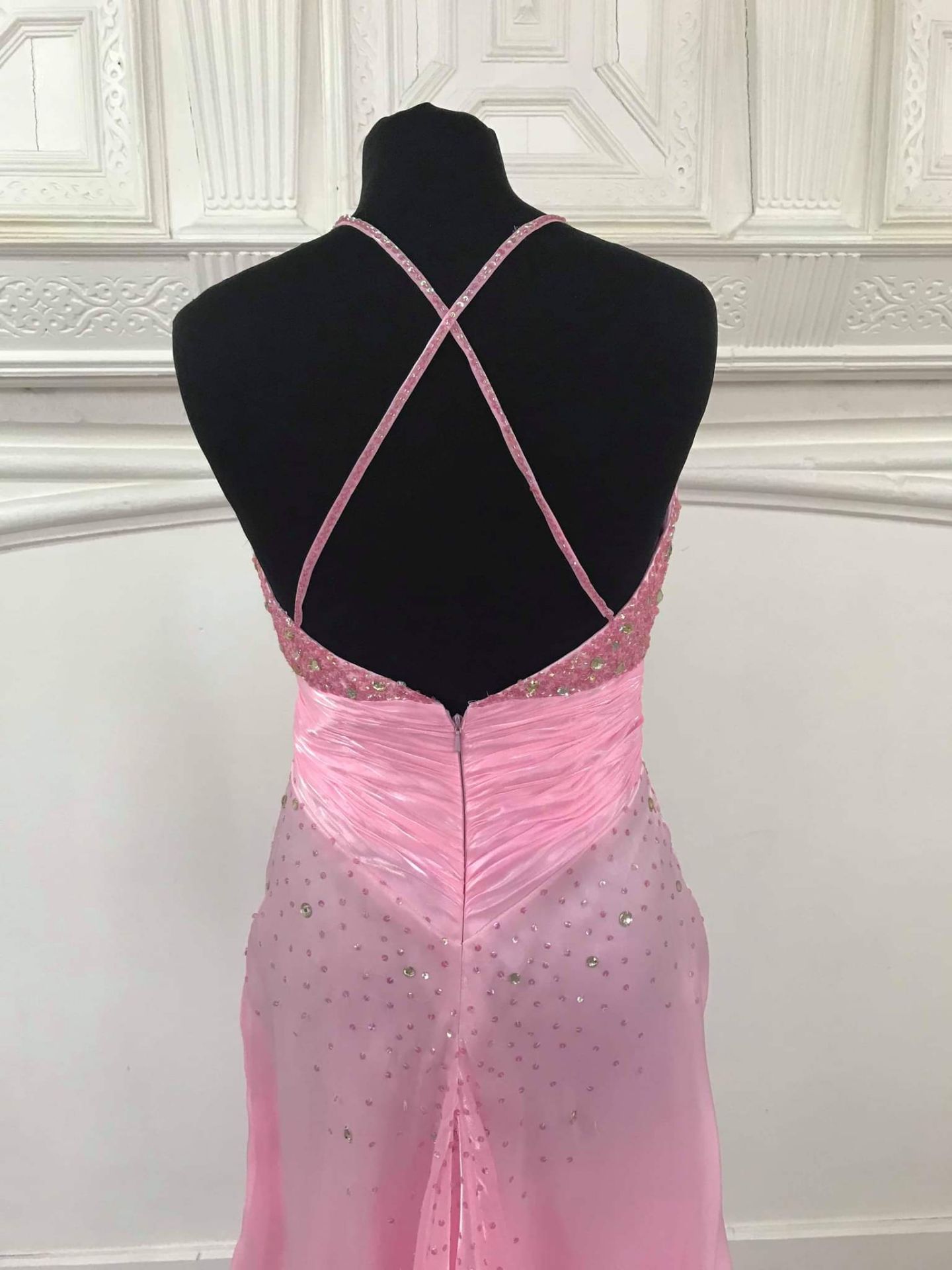 Pink Prom Dress Size UK 4 RRP £295 - Image 6 of 8